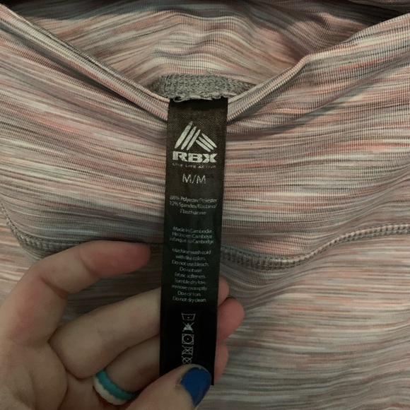 RBX Pink/Purple Capri Leggings - Picture 2 of 3